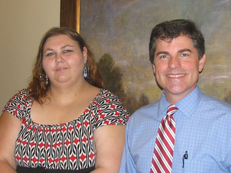 M'Lissa Booth and Atty. Jeff Powers - Workers Compensation Lawyer Macon